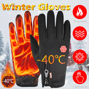 Winter Gloves for Men Women Warm Tactical Gloves Touchscreen Waterproof Hiking Skiing Fishing Cycling Snowboard Non-slip Gloves