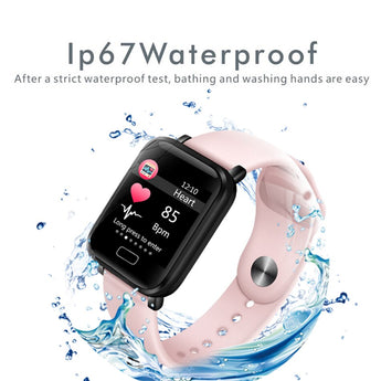 2019 nuevos relojes inteligentes impermeables para mujer para Iphone teléfono Smartwatch Monitor de ritmo cardíaco funciones de presión arterial chico