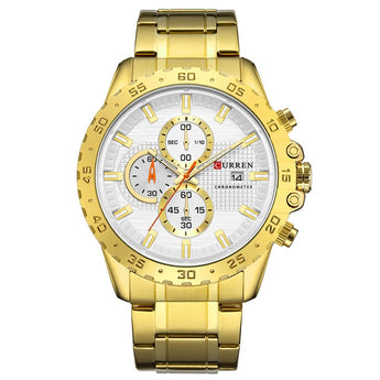 CURREN 8334 relojes de hombre 2019 reloj de hombre impermeable para hombre reloj de pulsera reloj de cuarzo de negocios para hombre para los hombres