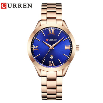 CURREN 9007 nuevo reloj de lujo para mujer, reloj de cuarzo para mujer, reloj de pulsera de moda para mujer, reloj de pulsera para mujer