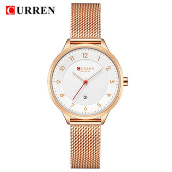 CURREN 9035 nuevo reloj de cuarzo de marca superior de lujo de moda para mujer relojes de pulsera de regalo para mujer