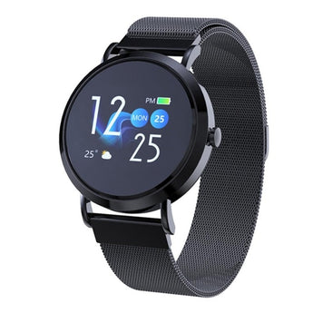 CV08C nueva moda clásica reloj inteligente deportivo pulsera Bluetooth presión arterial ritmo cardíaco rastreador de medición para Android IOS