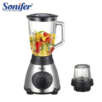 400W Multifunction electric food blender mixer kitchen stainless steel Glass standing blender vegetable Sonifer