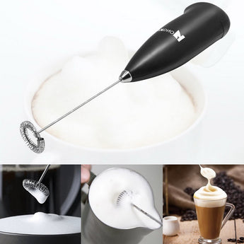 Electric Milk Frother Whisk Hand Milk Foamer Kitchen Mixer for Cappuccino Coffee Egg Beater Drinks Blender