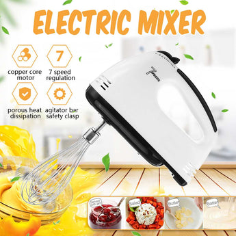 7 Speed Dough Hand Mixer Food Blenders Manual Mini Blenders Multifunctional Food Processor Electric Kitchen Mixer 100W 220V