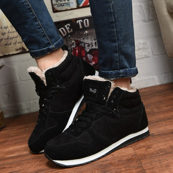 Winter boots for men Leather shoes Sneakers
