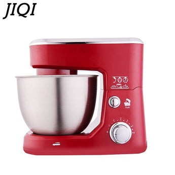 JIQI 4L 600W Household Electric Chef Machine table mixing blender 220V kitchen tools cooking food stand mixer cake dough bread
