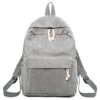 Corduroy backpack for women Travel