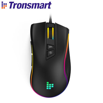 Tronsmart TG007 Wired Gaming Mouse Gamer Computer Mouse with 16.8 Million RGB,9 Programmable Buttons,7200 DPI & Sniper Button