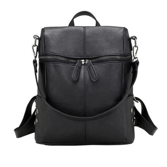 Women Casual Large Capacity Shoulder Bags Vintage Women Backpack Leather Pu School Backpacks For Teenage Girls Travel Bags
