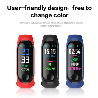New Sports Bluetooth Smartwatch Color Display Blood Pressure Heart Rate Monitor Waterproof Smart Watch Men For IOS & Android
