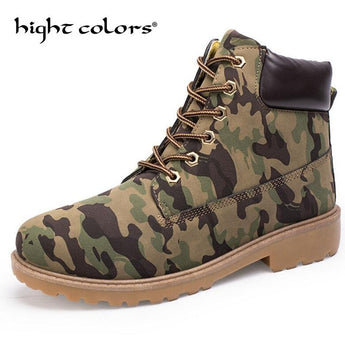 Faux Suede Leather Men Boots Spring Autumn And Winter Man Shoes Ankle Boot Men's Snow Shoe Work Plus Size 39-46