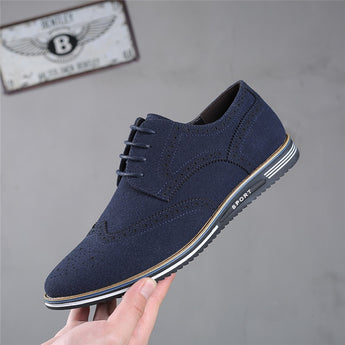 Stylish Brogues Leather Dress Men Formal Big Size 47 48 Oxford Lace Up
