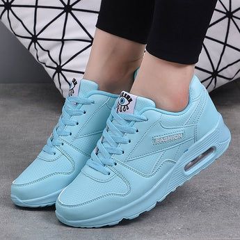 leather platform casual shoes women sneakers ladies light weight MEY winter