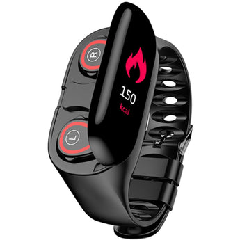 Nuevo G20 estéreo Dual Bluetooth auricular reloj inteligente Frecuencia Cardíaca presión arterial deportes pulsera inteligente para teléfono IOS Android