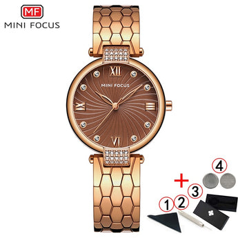 Relojes elegantes de acero inoxidable de marca famosa de lujo para Mujer, relojes de cuarzo para Mujer, 2019