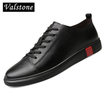 Zapatos de cuero genuino de lujo Valstone zapatillas de cuero natural para Hombre Zapatos de diseñador de mocasines de calidad talla grande 46