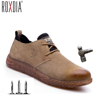 ROXDIA Men Women Safety Boots Lightweight Work Shoes steel toe