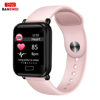 2019 nuevos relojes inteligentes para mujer, deportes impermeables para teléfono Iphone, reloj inteligente con Monitor de ritmo cardíaco, funciones de presión arterial para niños 
