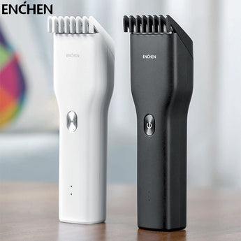 ENCHEN Boost-cortadora de pelo eléctrica USB para hombres, adultos y niños, máquina cortadora de pelo recargable inalámbrica profesional 